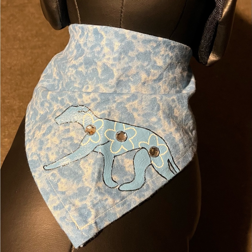 Triangle greyhound dog bandana